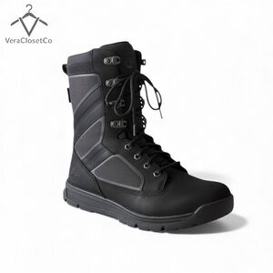 Timberland Men’s Tactical Combat Boots Black Cordura SensorFlex Size 10